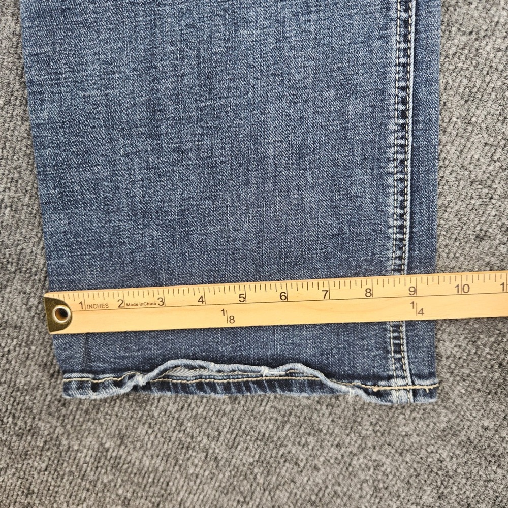 Silver Suki Bootcut Jeans Women's 31 Mid Rise Dark Wash Denim Stretch Casual Y2K - Picture 6 of 8